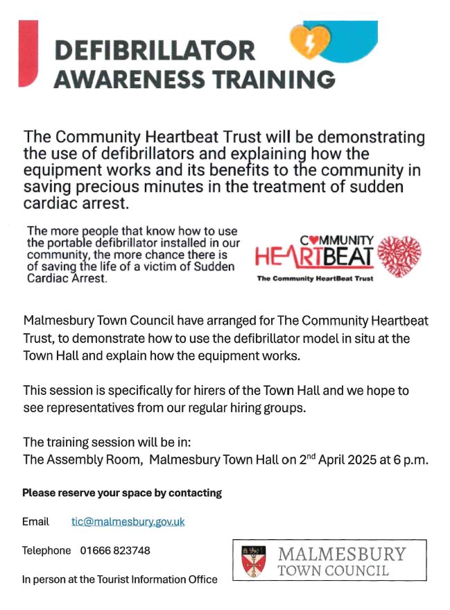 Defibrillator Awareness Training